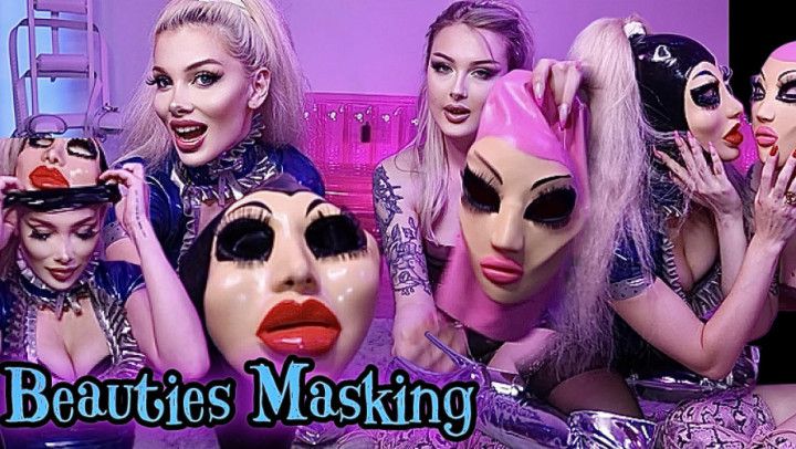 Beautiful Blondes MASKING HEAVY RUBBER Aurora &amp; Slavena Mpic