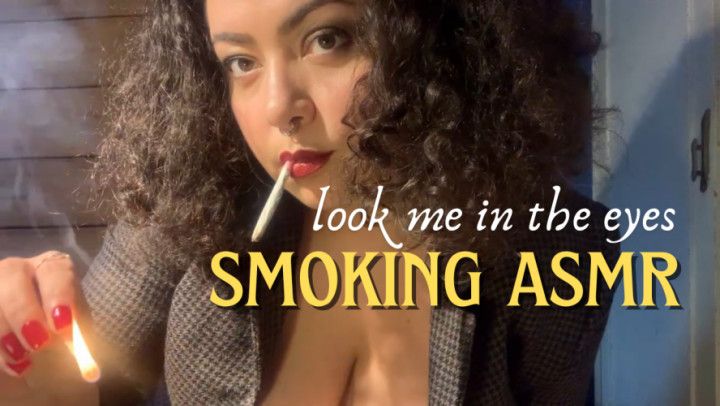 Ramona de Oro smokes in your face ASMR