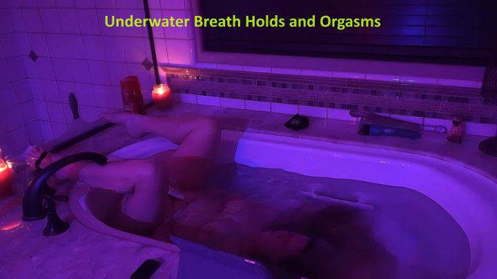 3 min+ Underwater Breath Holds and Orgasms