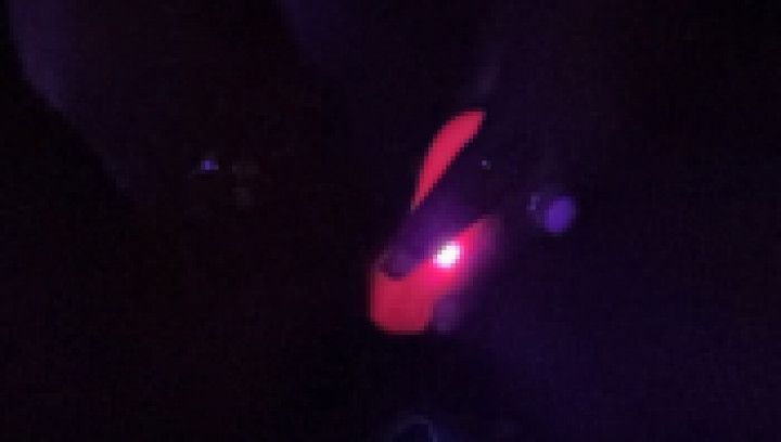 Ebony BBW Tries Out New Blacklight