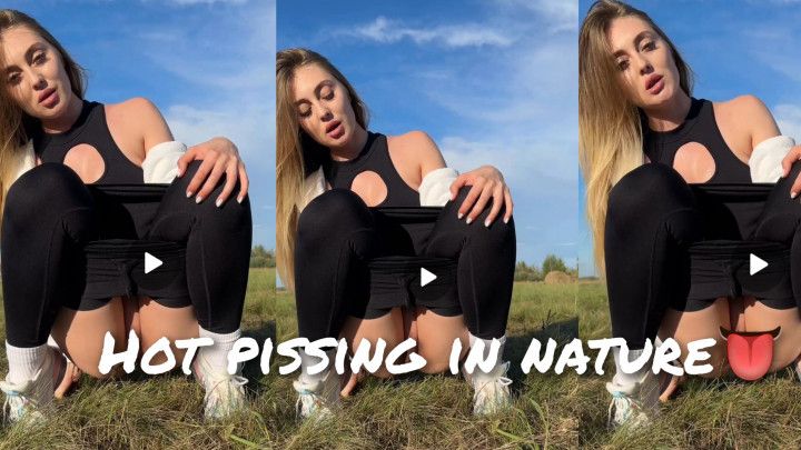 pissing in nature