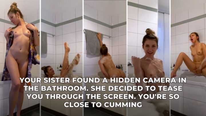 Jerking Off On Your Sister In The Bathtub