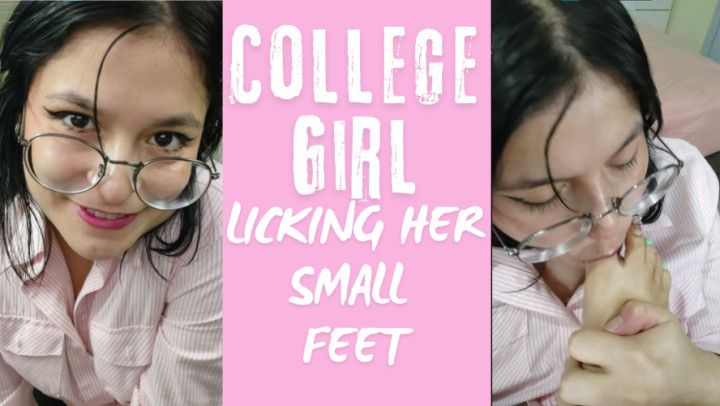 College Girl Foot Licking