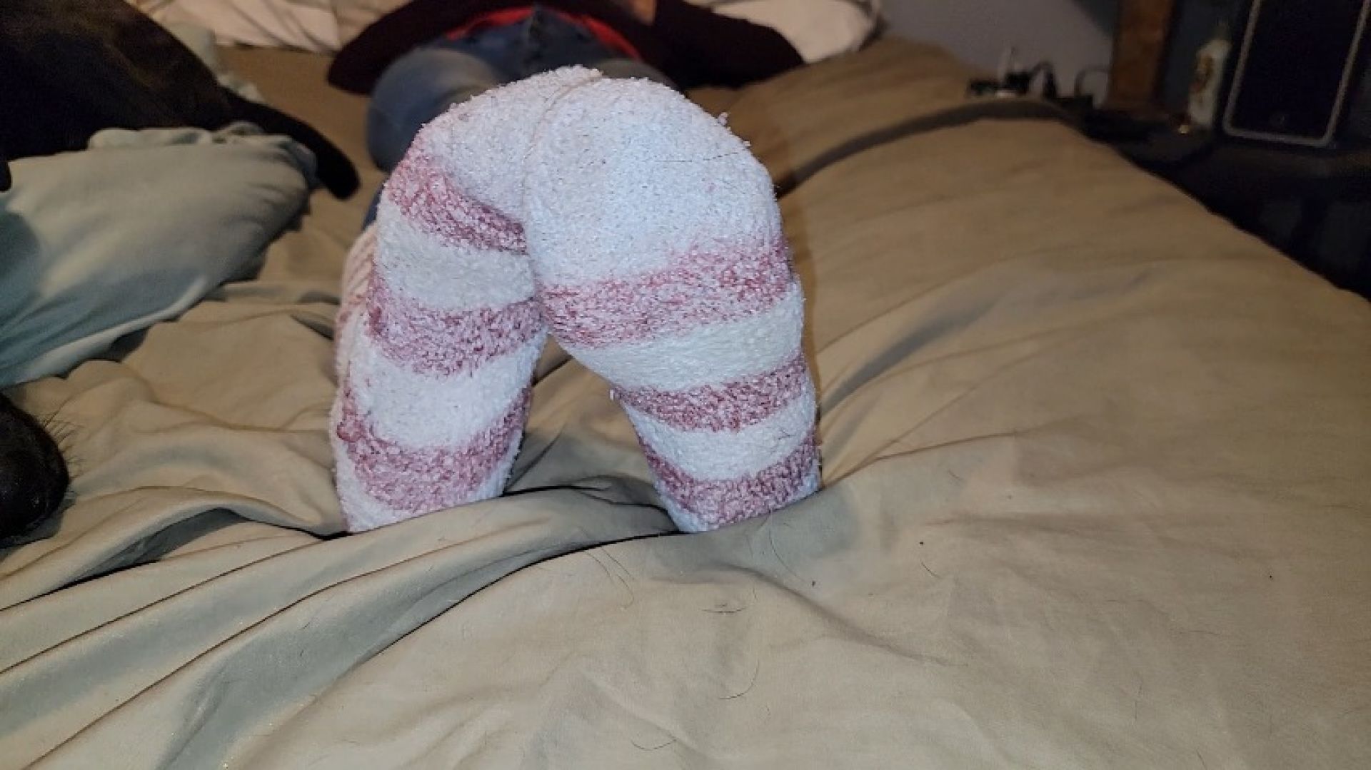 Fuzzy sock play