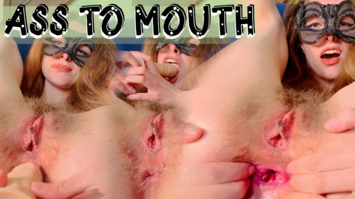 ASS TO MOUTH : Je goute mon cul + petit trou