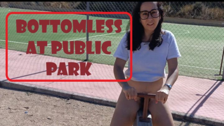 Bottomless at the public park