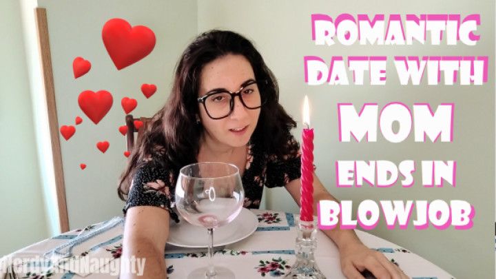 Romantic date with mommy blowjob