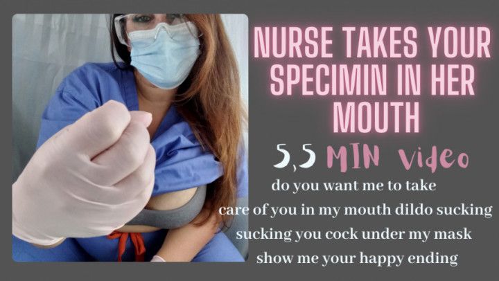 NURSE SUCKS YOUR SPECIMIN OUT OF YOU