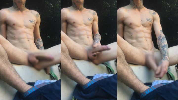 Your 18 Yo Twink Wanking Outdoors