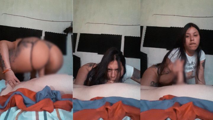 Teen couple filming themselves fucking