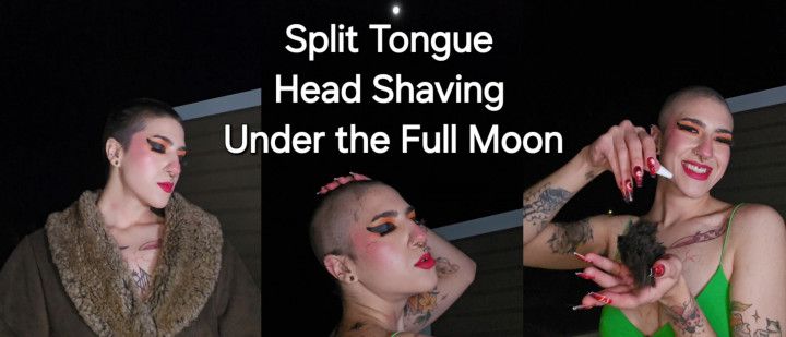 Shaving My Head Under the Moon