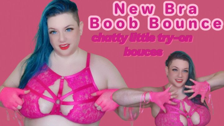 New Bra Boob Bounce in Pink