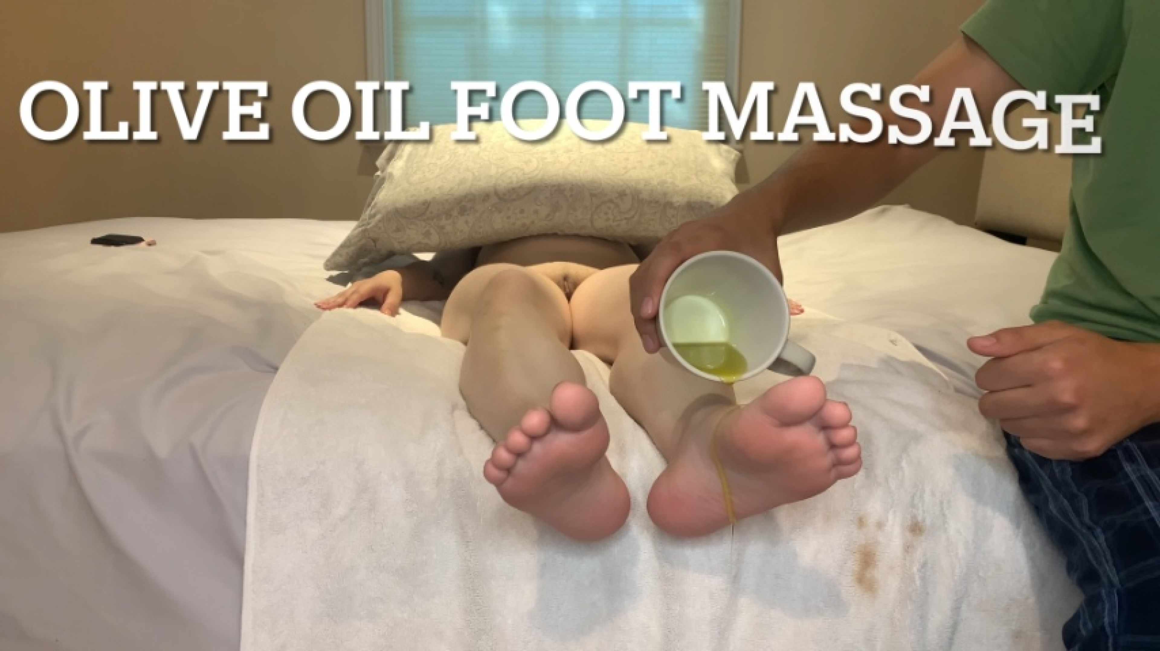 Olive Oil Foot Massage