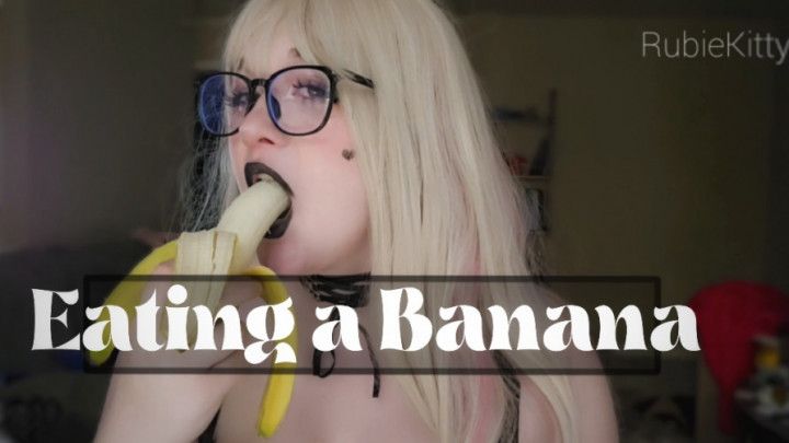 Eating A Banana