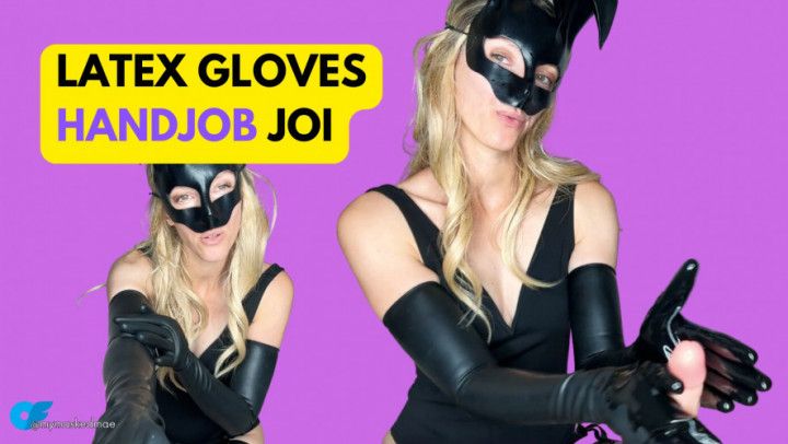 Your New Favorite HANDJOB in LATEX GLOVES