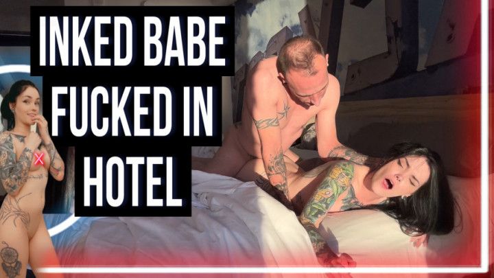 Inked Babe Fucked In Hotel