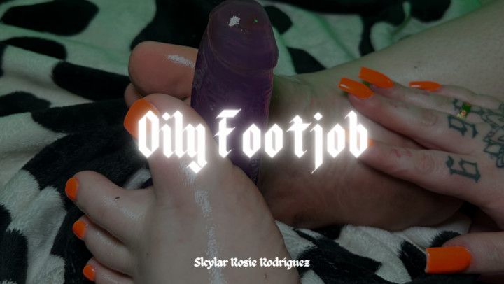 Oily Foot JOI and Cum Countdown | Skylar Rosie