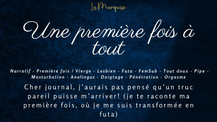 French Audio Porn] Une Première fois à tout