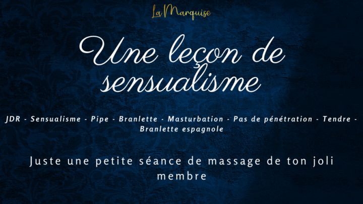 French Audio Porn | Leçon de Sensualisme