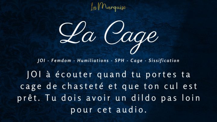 French Audio Porn] La Cage