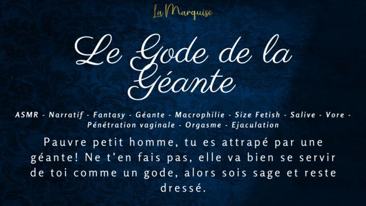 French Audio Porn] Le Gode de la Géante