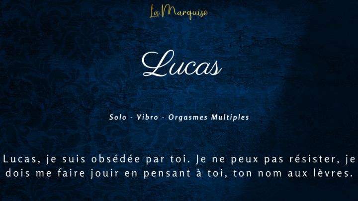 French Audio Porn] Lucas je me branle pour toi