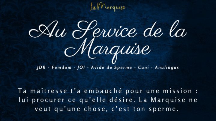 French Audio Porn] Ton rôle est de servir la Marquise