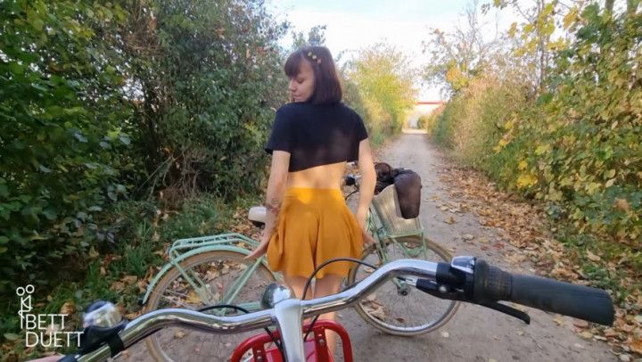 Bicycle Fuck Tour with My Girlfriend - Uncut