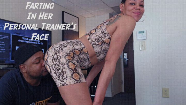 Farting In Her Personal Trainer's Face