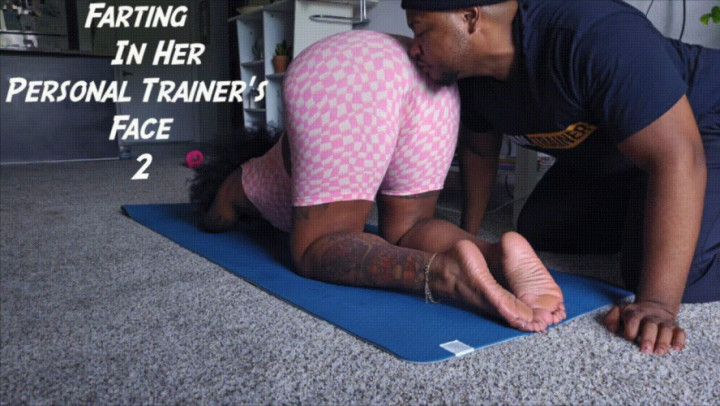 Farting In Her Personal Trainer's Face 2