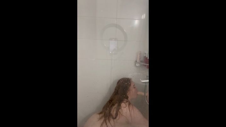 fuck and suck in the shower