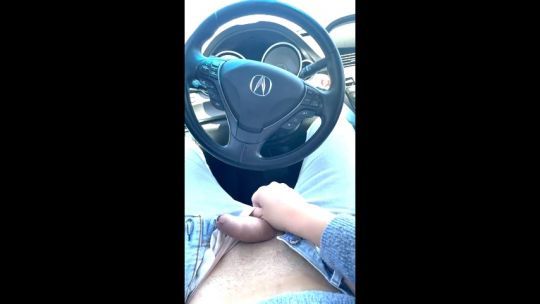 Stressful Day at Work Makes Me Cum in My Car