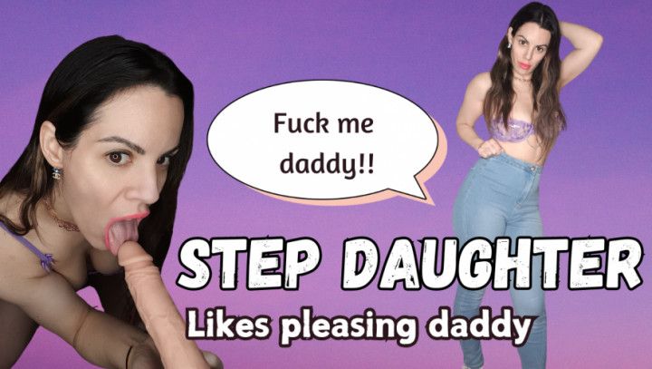 Fuck me daddy - stepdaughter let's daddy in before she goes