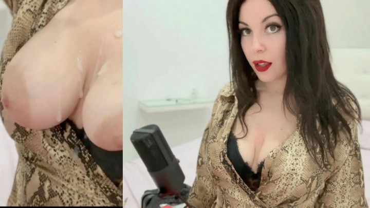 ASMR JOI 9:You cum on your stepmother's tits