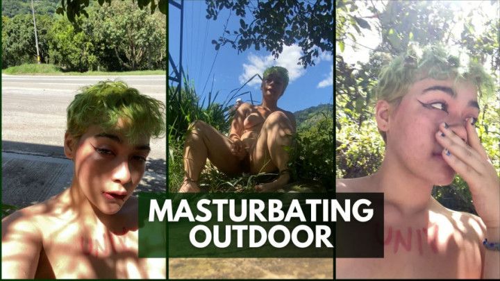 MASTURBATING OUTDOOR