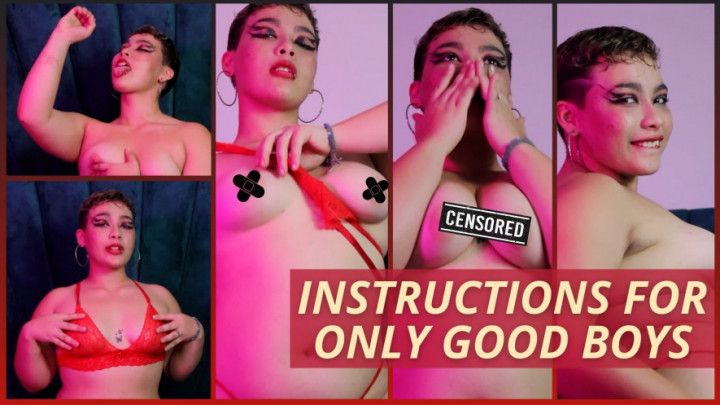 INSTRUCTION ONLY GOOD BOYS