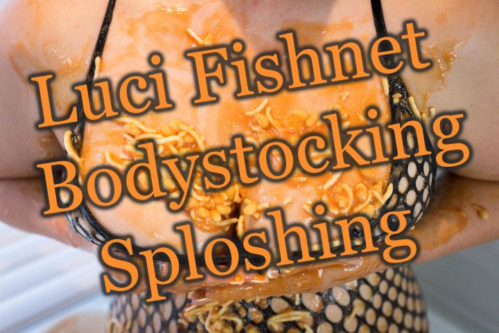 Luci Beans and Spaghetti Fishnet Bodystocking