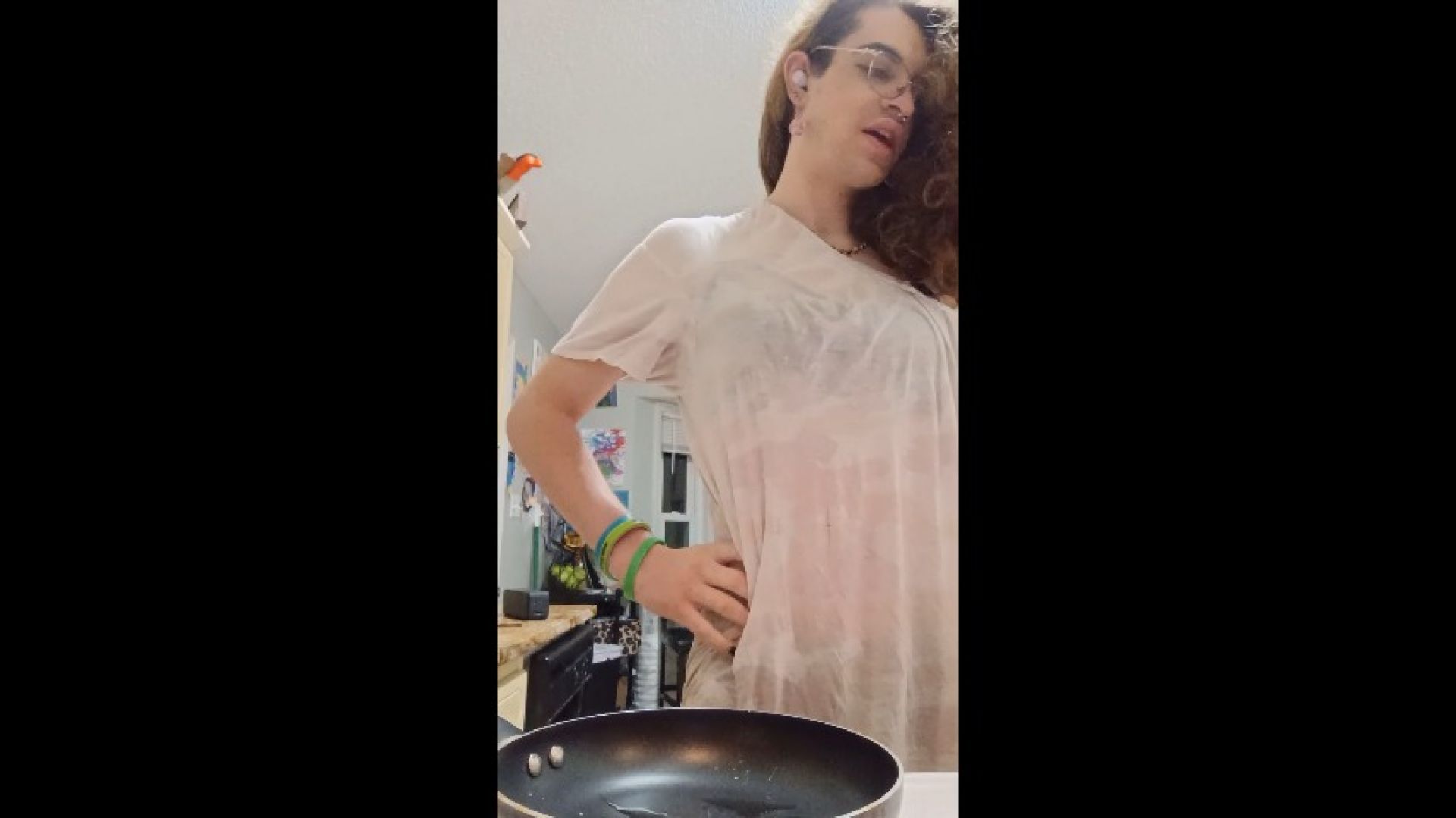 Cook Breakfast with a Pretty Trans Girl