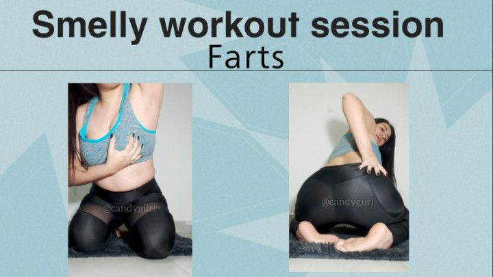 Smelly workout session farts