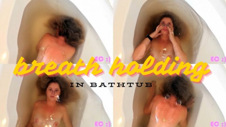 Breath Holding In Bathtub_4K