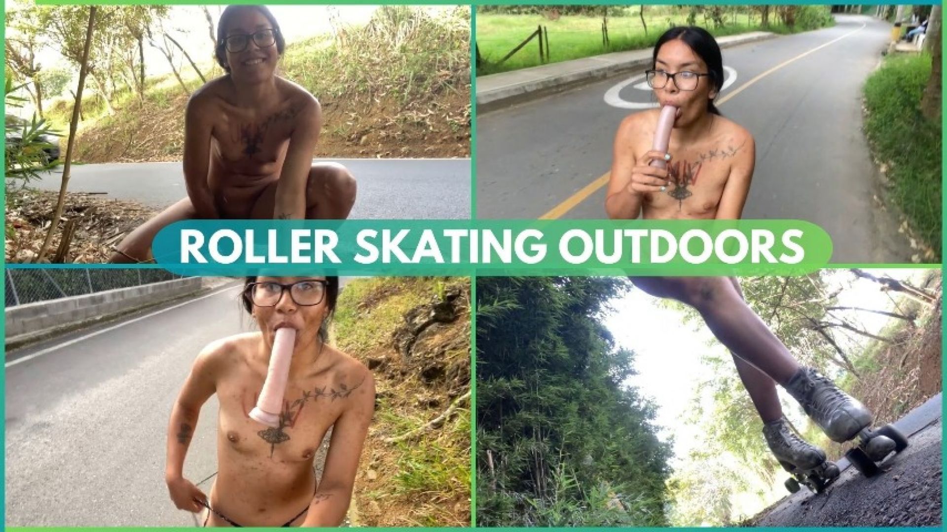 ROLLER SKATING OUTDOORS