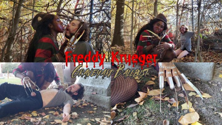 Freddy Krueger Graveyard Ballbusting Outdoor MP4