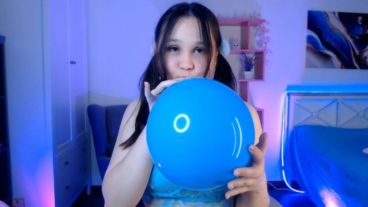 Playing with balloons