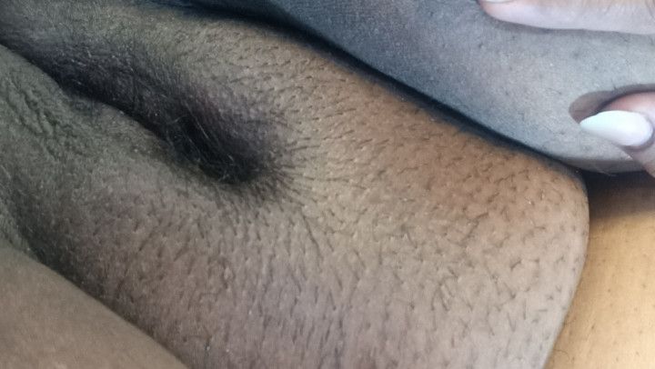 My big fat shaved pussy from close up