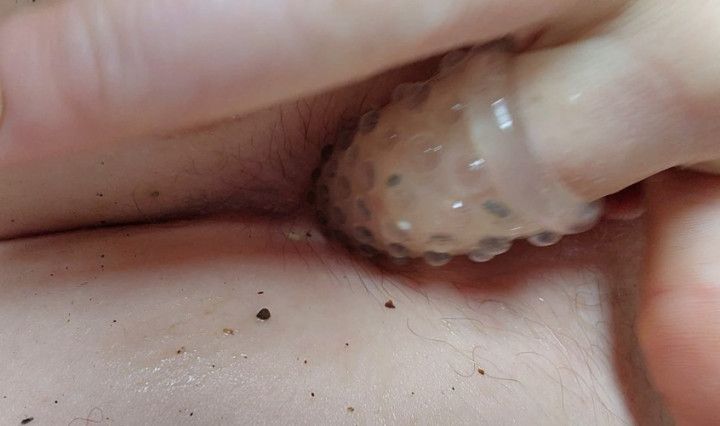 Dirty girl tries out new toy for anal play