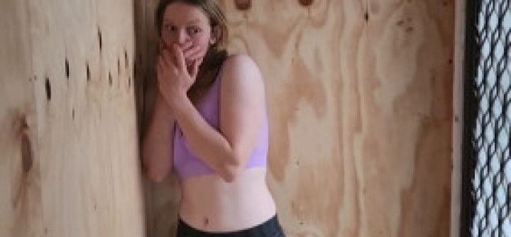 Petite girl spanked for not being able to stop burping