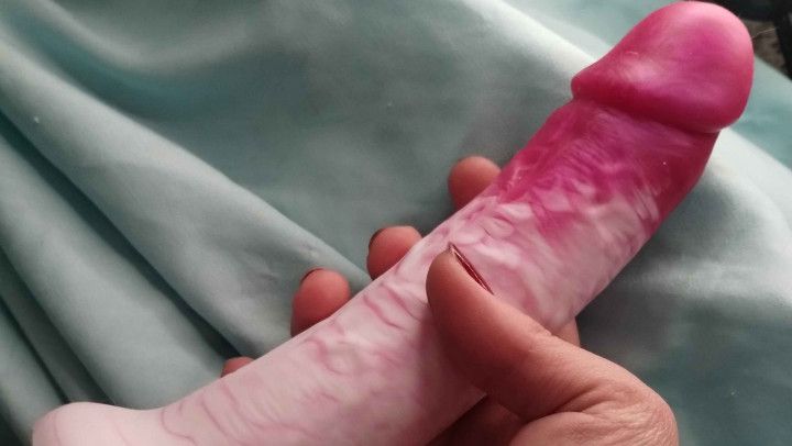 Using my new dildo