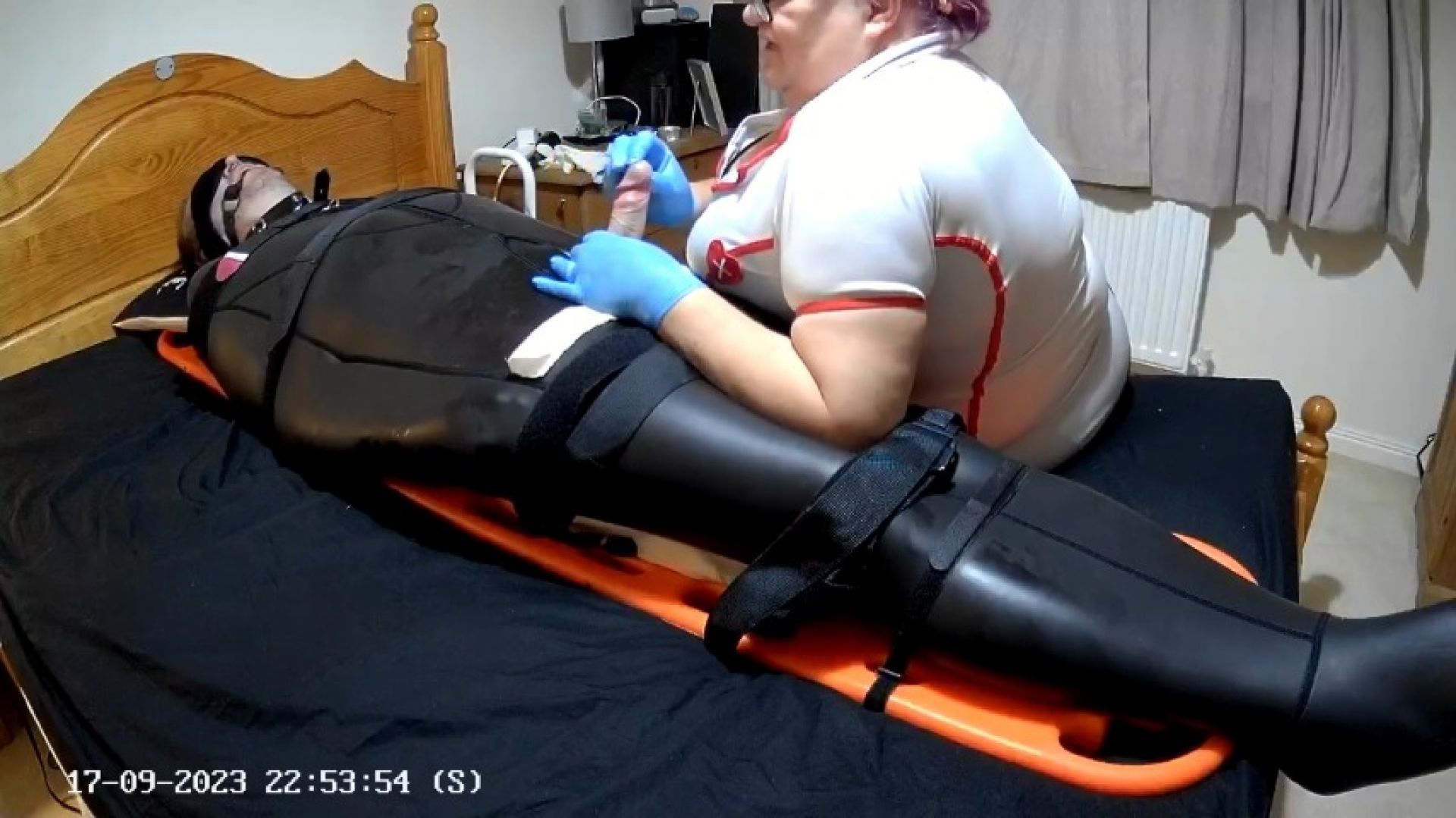 Nurse M tormenting her helpless patient