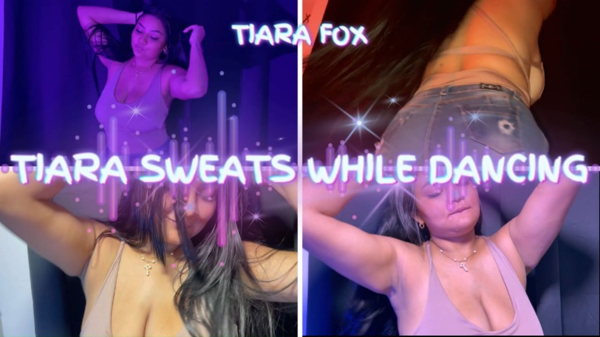 TIARA SWEATS WHLE DANCING