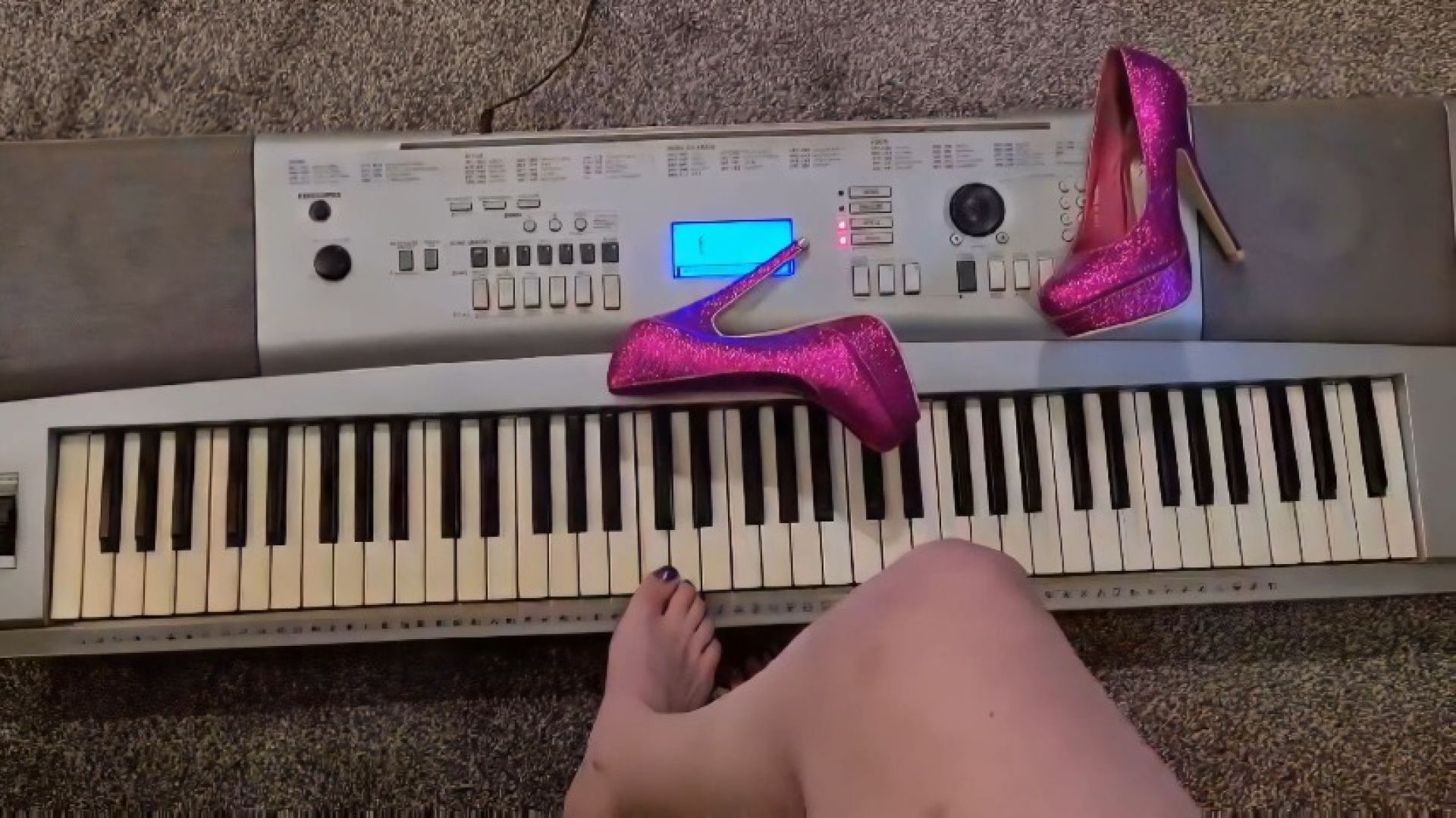 Playing My Keyboard With My Tiny Feet Part 2